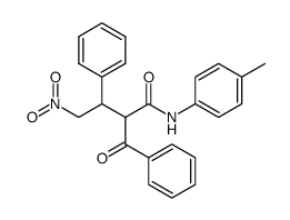 2-Benzoyl-4-nitro-3-phenyl-N-p-tolyl-butyramide Structure