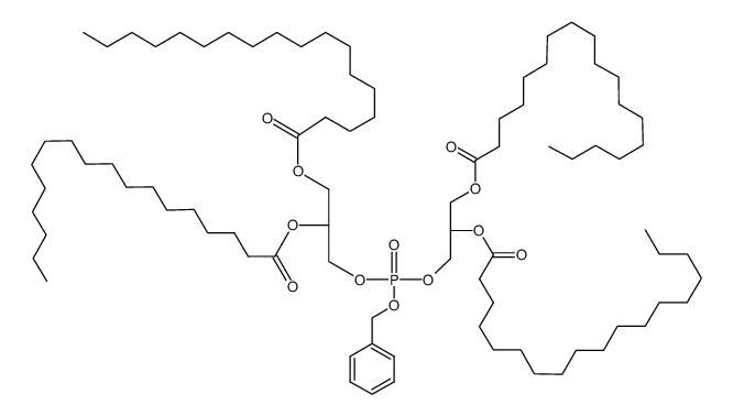 Benzyl-bis-(2,3-distearoyl-1-glycero)phosphat Structure
