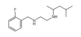 N-[(2-fluorophenyl)methyl]-N'-(4-methylpentan-2-yl)ethane-1,2-diamine Structure