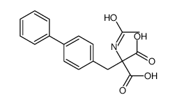 2-acetamido-2-[(4-phenylphenyl)methyl]propanedioic acid结构式