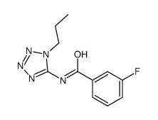 Benzamide, 3-fluoro-N-(1-propyl-1H-tetrazol-5-yl)- (9CI) picture
