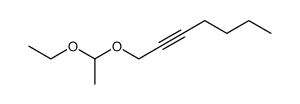 1-(1-Ethoxyethoxy)-2-heptyne结构式