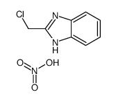 2-(chloromethyl)-1H-benzimidazole,nitric acid结构式