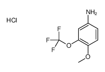 4-methoxy-3-(trifluoromethoxy)aniline,hydrochloride Structure