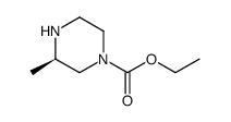 1-Piperazinecarboxylicacid,3-methyl-,ethylester,(3R)-(9CI) Structure