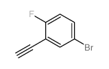 4-Bromo-2-ethynyl-1-fluorobenzene Structure
