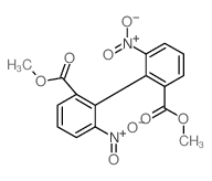 methyl 2-(2-methoxycarbonyl-6-nitro-phenyl)-3-nitro-benzoate Structure