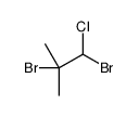 1,2-dibromo-1-chloro-2-methylpropane Structure