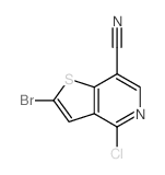 2-broMo-4-chlorothieno[3,2-c]pyridine-7-carbonitrile Structure