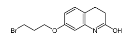 7-(3-溴丙氧基)-3,4-二氢喹啉-2(1H)-酮结构式