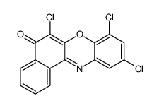 6,8,10-trichlorobenzo[a]phenoxazin-5-one结构式