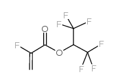 hexafluoroisopropyl 2-fluoroacrylate Structure