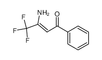 2-amino-4-phenyl-1,1,1-trifluoro-2-buten-4-one结构式