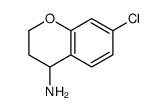 7-氯苯并二氢吡喃-4-胺结构式