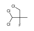 1,1,3-trichloro-2-fluoro-2-methylpropane Structure