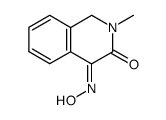(E)-4-(hydroxyimino)-2-methyl-1,4-dihydro-3(2H)-isoquinolinone Structure