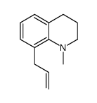 1-methyl-8-prop-2-enyl-3,4-dihydro-2H-quinoline结构式
