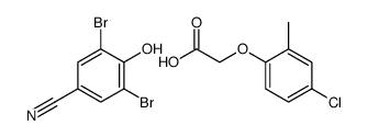 2-(4-chloro-2-methylphenoxy)acetic acid,3,5-dibromo-4-hydroxybenzonitrile结构式