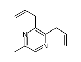 Pyrazine, 5-methyl-2,3-di-2-propenyl- (9CI)结构式