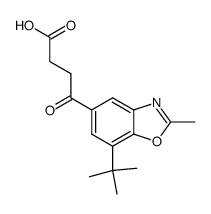 7-tert-Butyl-2-methyl-γ-oxo-5-benzoxazolbutansaeure结构式