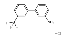 3'-(TRIFLUOROMETHYL)-BIPHENYL-3-YLAMINE HYDROCHLORIDE Structure