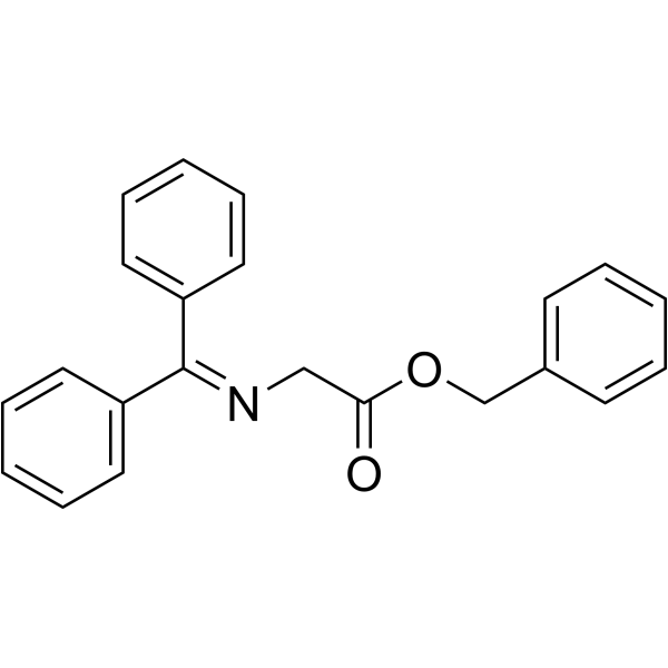Benzyl N-(diphenylmethylene)glycinate Structure