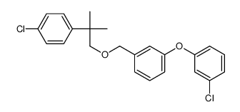 1-((2-(4-Chlorophenyl)-2-methylpropoxy)methyl)-3-(3-chlorophenoxy)benz ene Structure