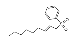 (E)-(non-2-en-1-ylsulfonyl)benzene结构式