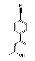 N-[1-(4-cyanophenyl)ethenyl]acetamide结构式