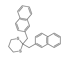 bis(β-naphthylmethyl)-1,3-dithiane Structure