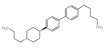 反式-4-丁基-4’-(4-戊基环己基)-1,1’-联苯结构式