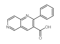 2-苯基-1,6-萘啶-3-羧酸结构式