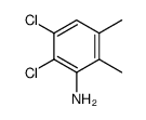 2,3-dichloro-5,6-dimethyl-aniline结构式