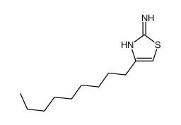 4-壬基噻唑-2-胺结构式