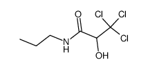 3,3,3-trichloro-2-hydroxy-propionic acid propylamide结构式