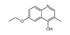 6-ethoxy-3-methyl-quinolin-4-ol结构式