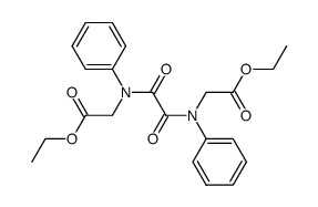 N,N'-diphenyl-N,N'-oxalyl-bis-glycine diethyl ester结构式