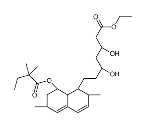Simvastatin Hydroxy Acid Ethyl Ester Structure