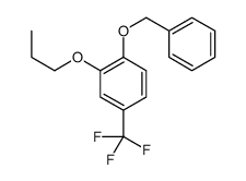 1-(Benzyloxy)-2-propoxy-4-(trifluoromethyl)benzene Structure