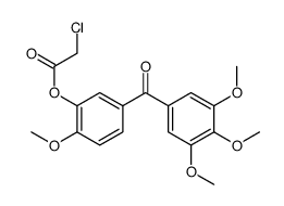 [2-methoxy-5-(3,4,5-trimethoxybenzoyl)phenyl] 2-chloroacetate结构式