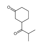 3-(2-methylpropanoyl)cyclohexan-1-one结构式