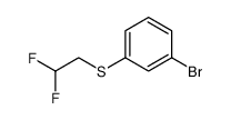 1-溴-3-(2,2-二氟-乙基磺酰基)-苯结构式