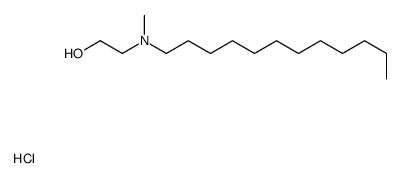 2-[dodecyl(methyl)amino]ethanol,hydrochloride结构式