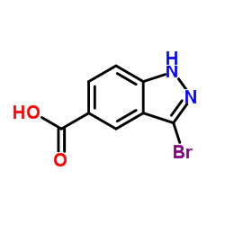 3-Bromo-1H-indazole-5-carboxylic acid Structure