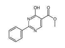 4-羟基-2-苯基嘧啶-5-羧酸甲酯结构式