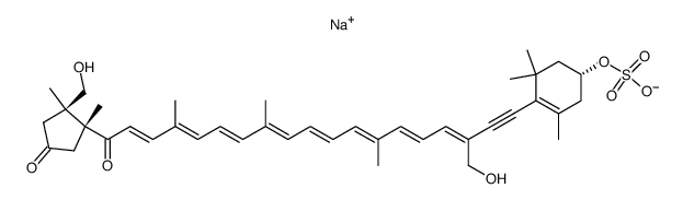 bastaxanthin c sodium salt Structure
