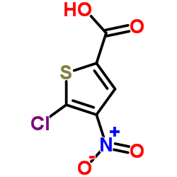 5-Chloro-4-nitrothiophene-2-carboxylic acid Structure