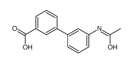 3’-乙酰氨基联苯-3-羧酸结构式