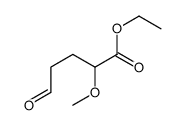 ethyl 2-methoxy-5-oxopentanoate Structure