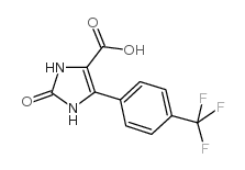 1,3-dihydro-imidazol-2-one-5-(4-trifluoromethyl)phenyl-4-carboxylic acid Structure